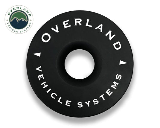 Overland Vehicle Systems Recovery Ring 6.25 Inch 45,000 lb. Black With Storage Bag Overland Vehicle Systems