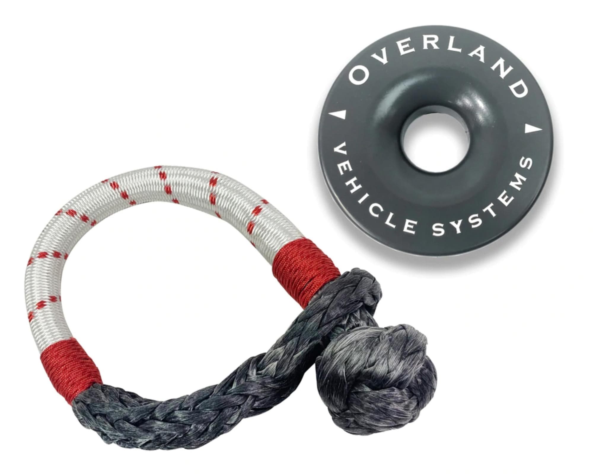 Overland Vehicle Systems recovery ring soft shackle Combo Pack - 41,000 lb. Overland Vehicle Systems