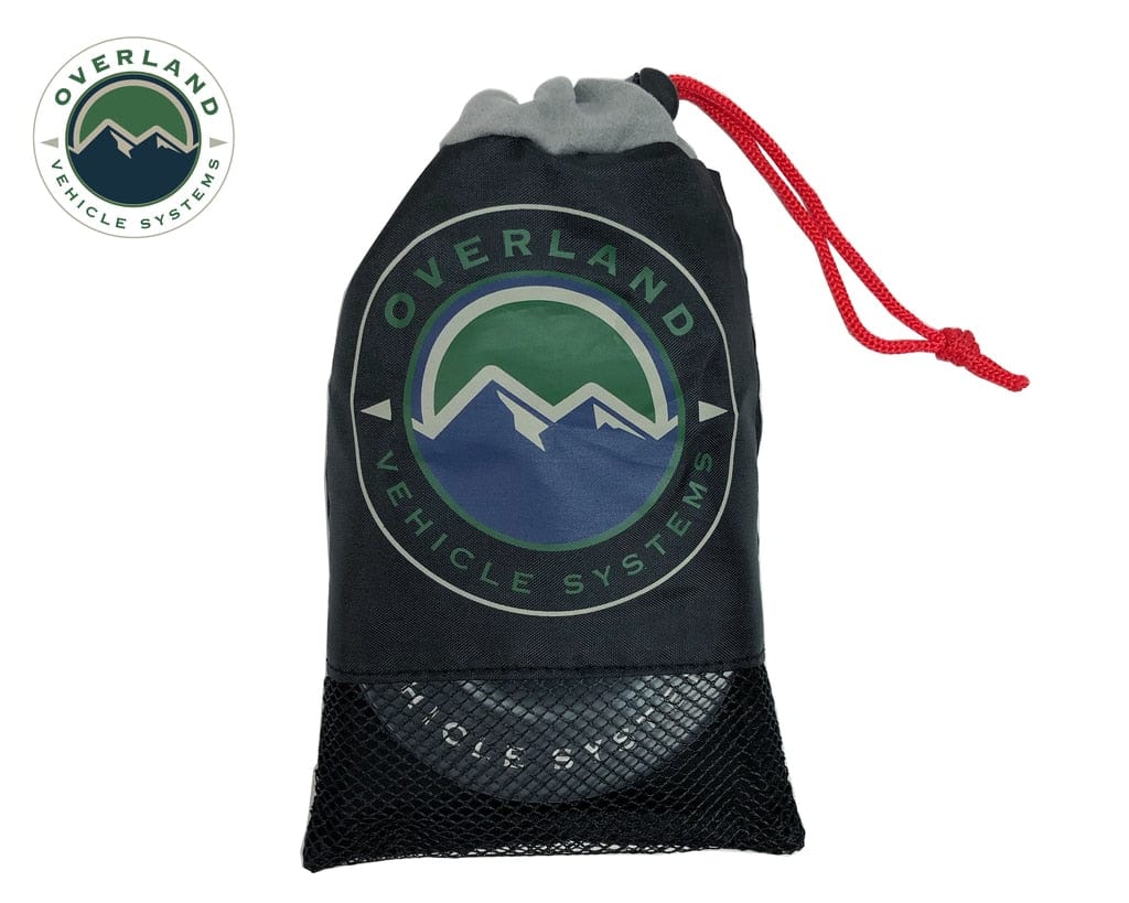 Overland Vehicle Systems Recovery Snatch Ring 4.00 41,000 lb. Gray With Storage Bag Overland Vehicle Systems