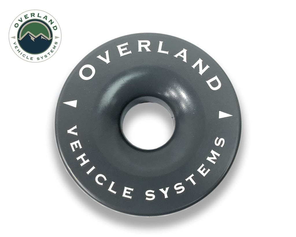 Overland Vehicle Systems Recovery Snatch Ring 4.00 41,000 lb. Gray With Storage Bag Overland Vehicle Systems