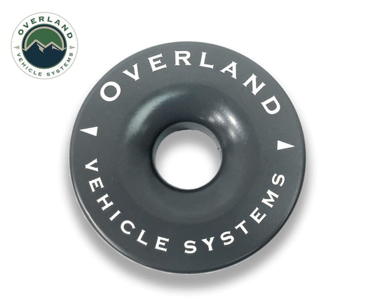 Overland Vehicle Systems Recovery Snatch Ring 4.00 41,000 lb. Gray With Storage Bag Overland Vehicle Systems