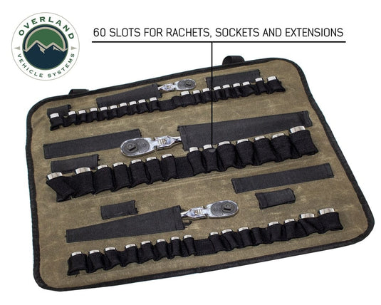 Overland Vehicle Systems Rolled Socket Organizer Storage Bag - 