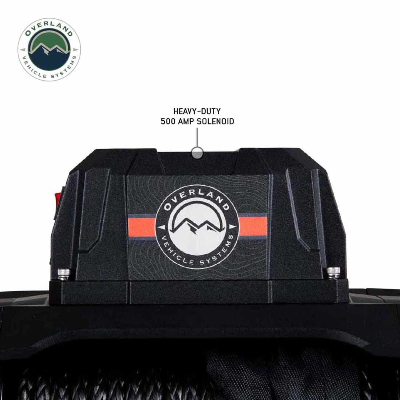 Overland Vehicle Systems SCAR 10P - 10,000 lb. Winch With Synthetic Rope and Wireless Remote Overland Vehicle Systems