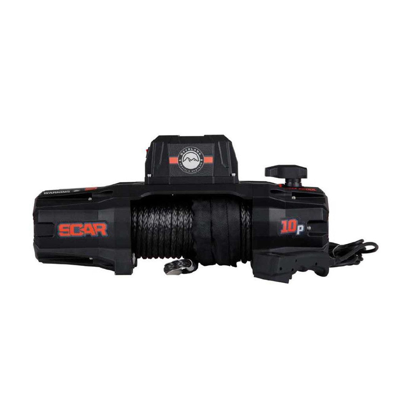 Overland Vehicle Systems SCAR 10P - 10,000 lb. Winch With Synthetic Rope and Wireless Remote Overland Vehicle Systems