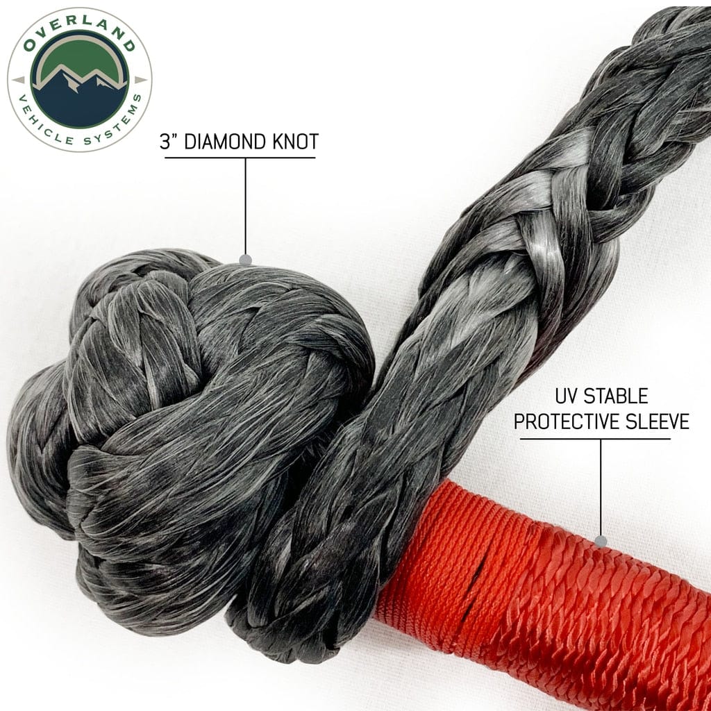 Overland Vehicle Systems Soft Recovery Shackle With A Breaking Strength of 44,500 lbs Overland Vehicle Systems