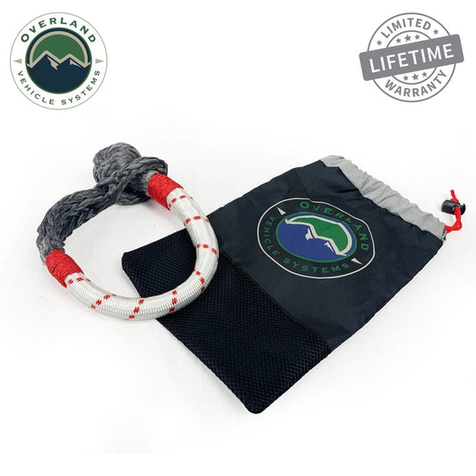 Overland Vehicle Systems Soft Shackle Recovery 41,000 lb. With Loop & Abrasive Sleeve Overland Vehicle Systems