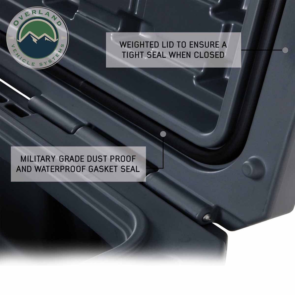 Overland Vehicle Systems Stay Dry With Overland Vehicle Systems 169 Quart Dry Box Overland Vehicle Systems
