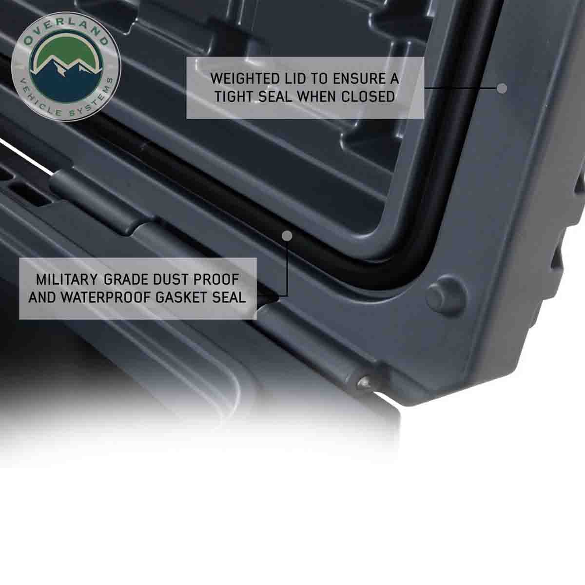 Overland Vehicle Systems Stay Dry With Overland Vehicle Systems 53 Quart Dry Box Overland Vehicle Systems