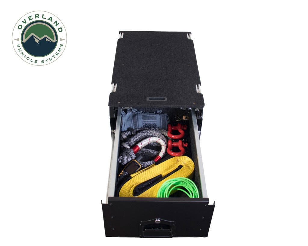 Overland Vehicle Systems Storage OVS Universal Cargo Box with Drawer and Work Station