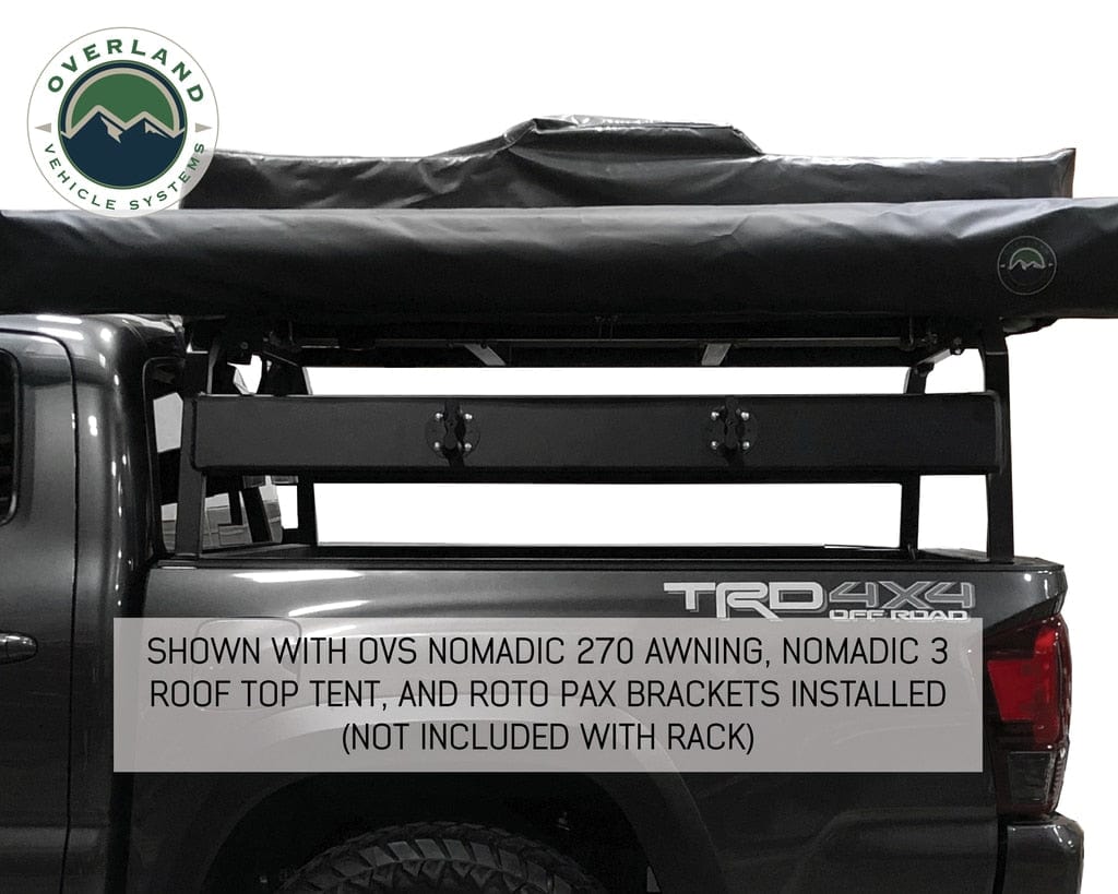 Overland Vehicle Systems Tacoma Bed Rack Discovery Rack Tacoma Short Bed Black Overland Vehicle Systems