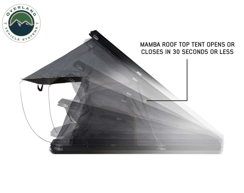 Overland Vehicle Systems Tents OVS Mamba 3 Hard Shell Roof Top Tent