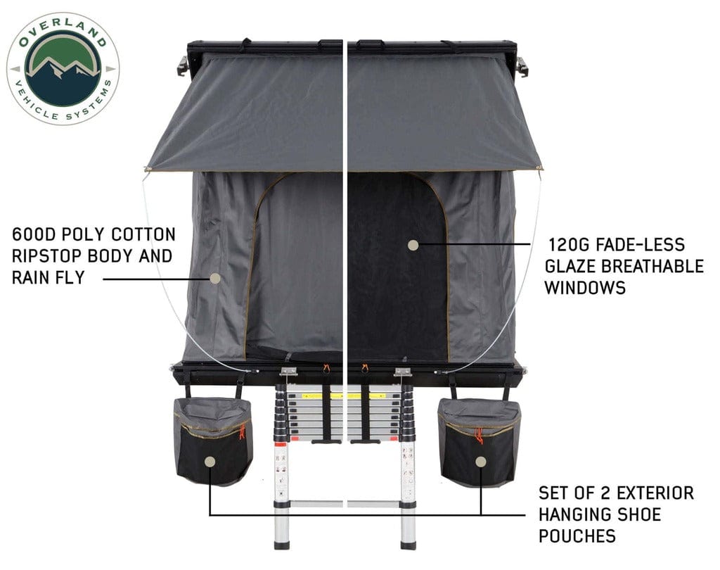 Overland Vehicle Systems Tents OVS Mamba 3 Hard Shell Roof Top Tent