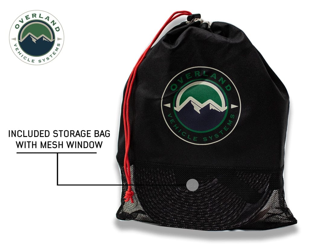 Overland Vehicle Systems Tow Strap 30 30,000 lb. 3 x 30' Gray Storage Bag Overland Vehicle Systems