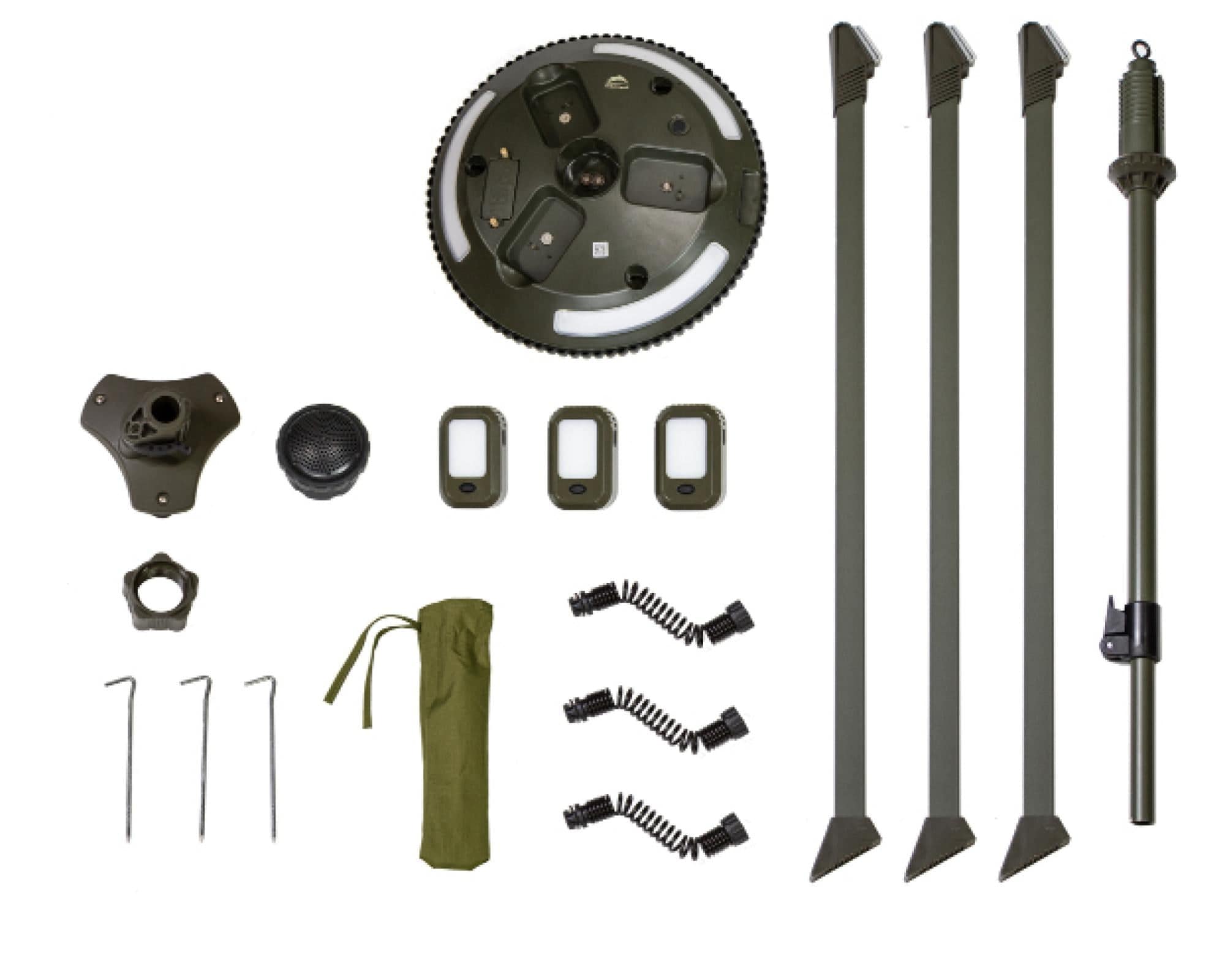 Overland Vehicle Systems UFO Solar Light Light Pods & Speaker - Camping Light Overland Vehicle Systems