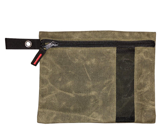 Overland Vehicle Systems Waxed Canvas - Small Size Utility Bags with Pockets Overland Vehicle Systems