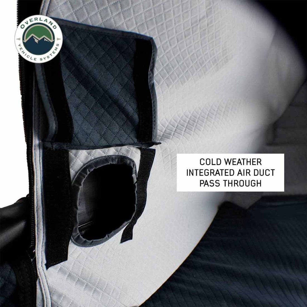 - Cantilever Aluminum Roof Top Tent, 2 Person, Grey Body and Black Rainfly Overland Vehicle Systems