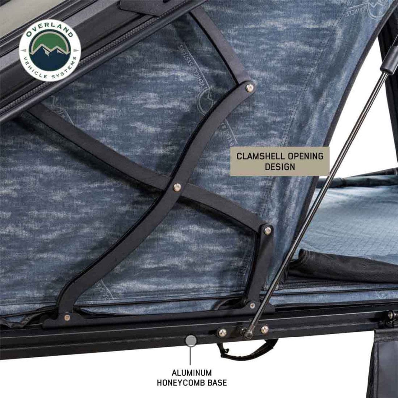 Overland Vehicle Systems XD Lohtse - Clamshell Aluminum Roof Top Tent