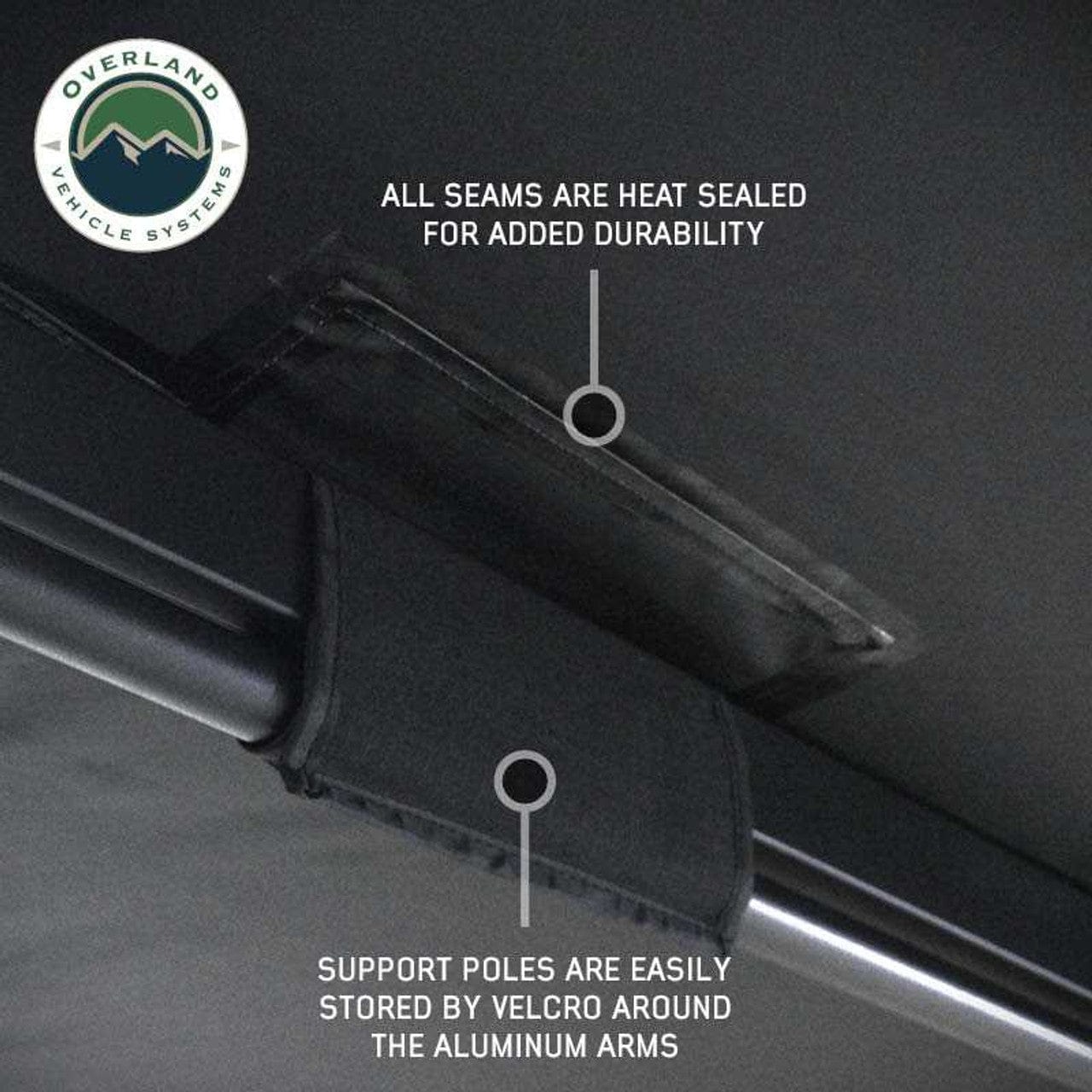 Good Standard Awning W/Lights and Black Out , Passenger Side