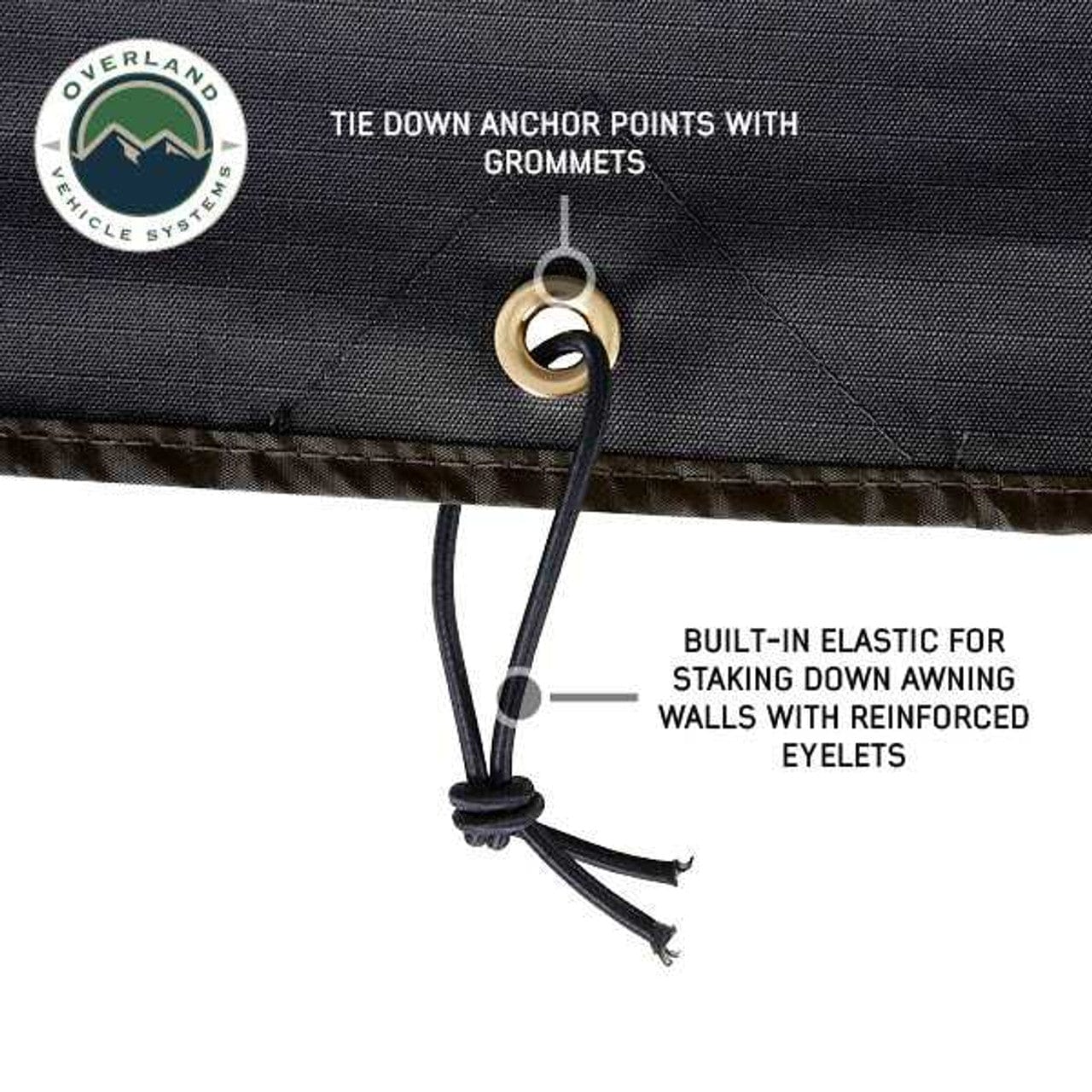 Overland Vehicle Systems XD Nomadic 270 - Awning Wall 1 