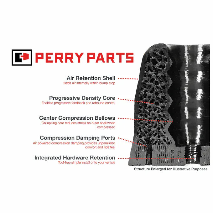 Perry Parts Bump Stops 2008-2022 Toyota Sequoia Rear Bump Stops - AB12R