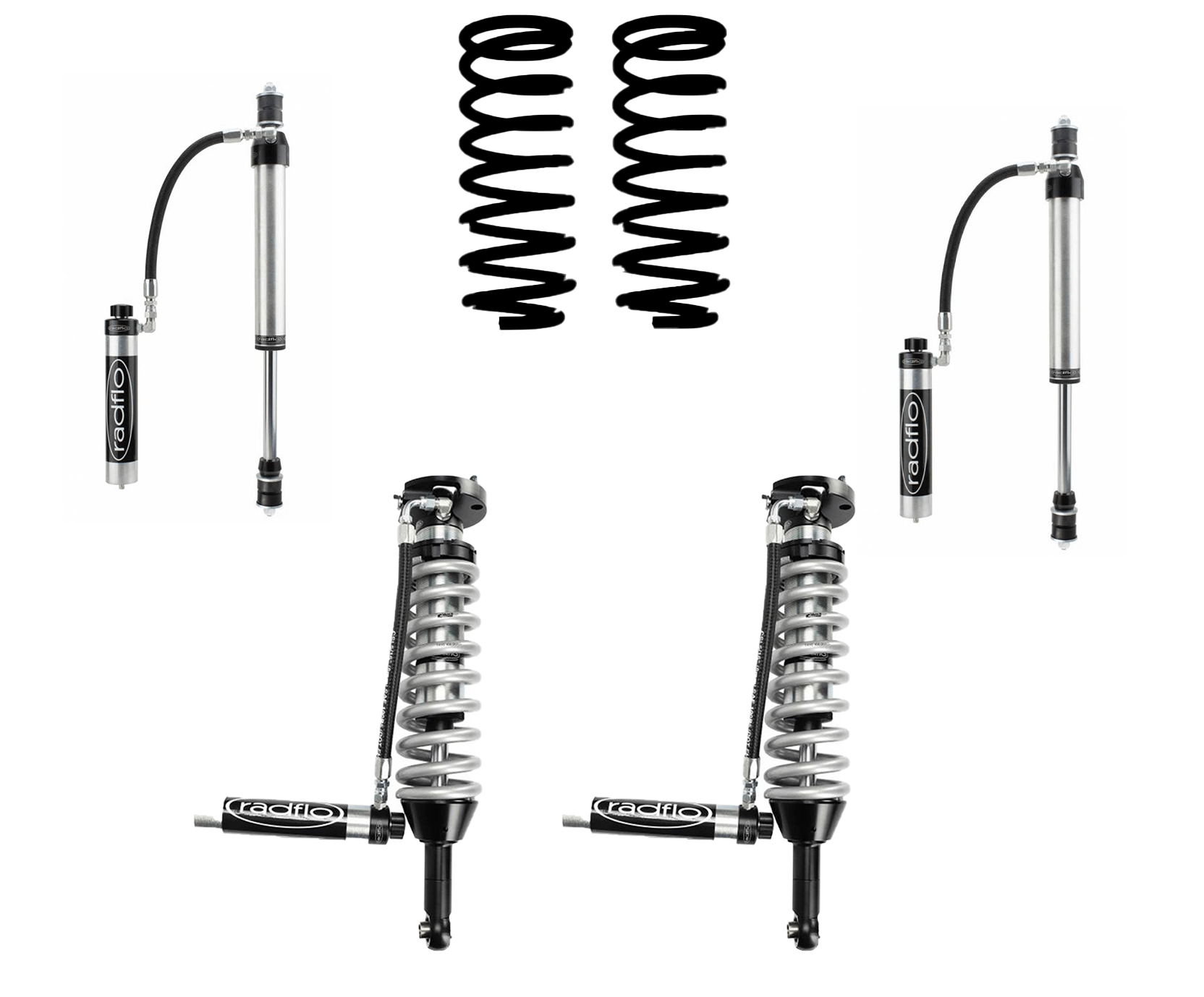 Radflo Suspension Radflo 2.5 Suspension Kit / 10+ 4Runner, 10-14 FJ Cruiser, Gx460