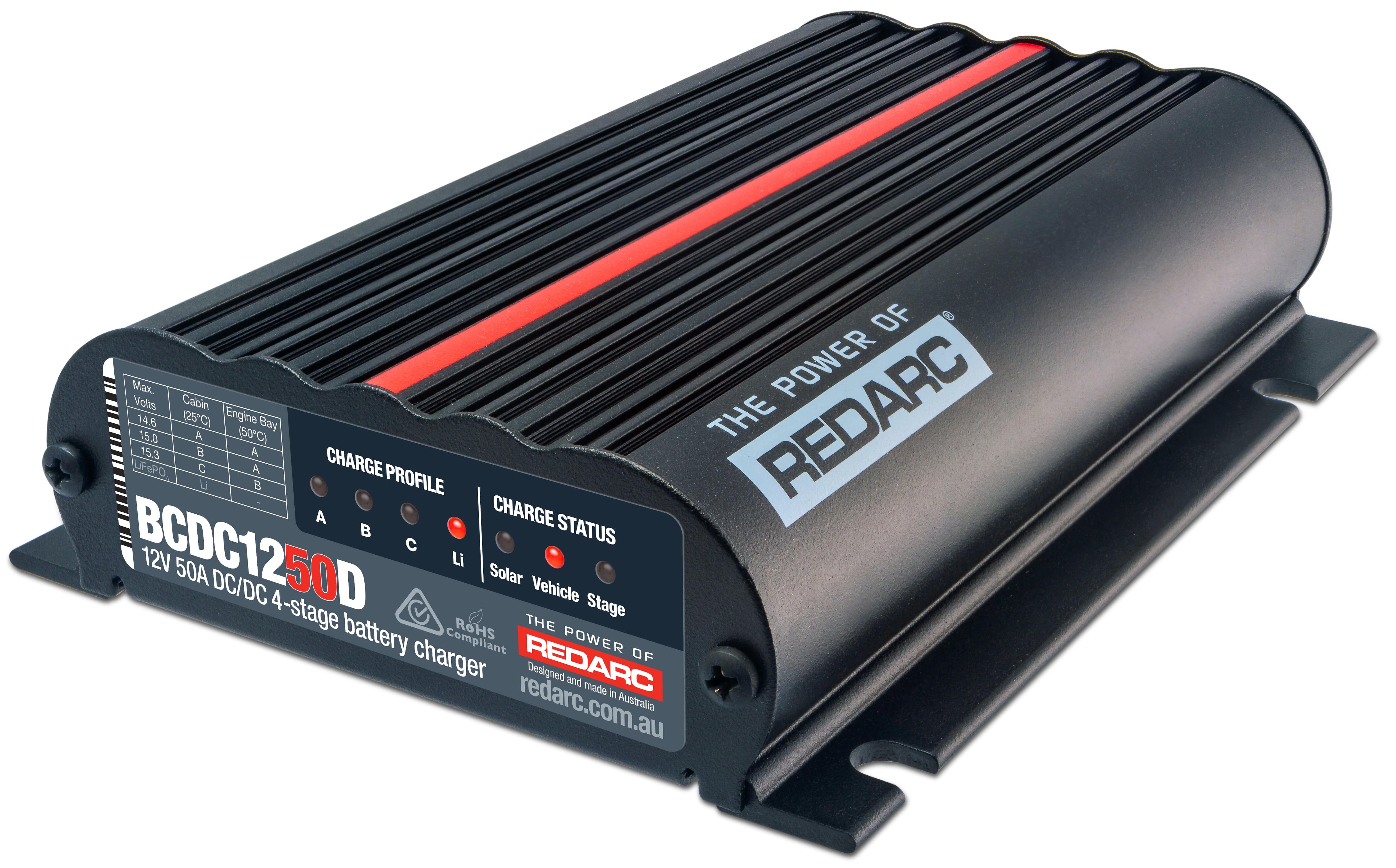 Redarc Redarc DC Battery Charger – Solar Ready | TEQ Customs