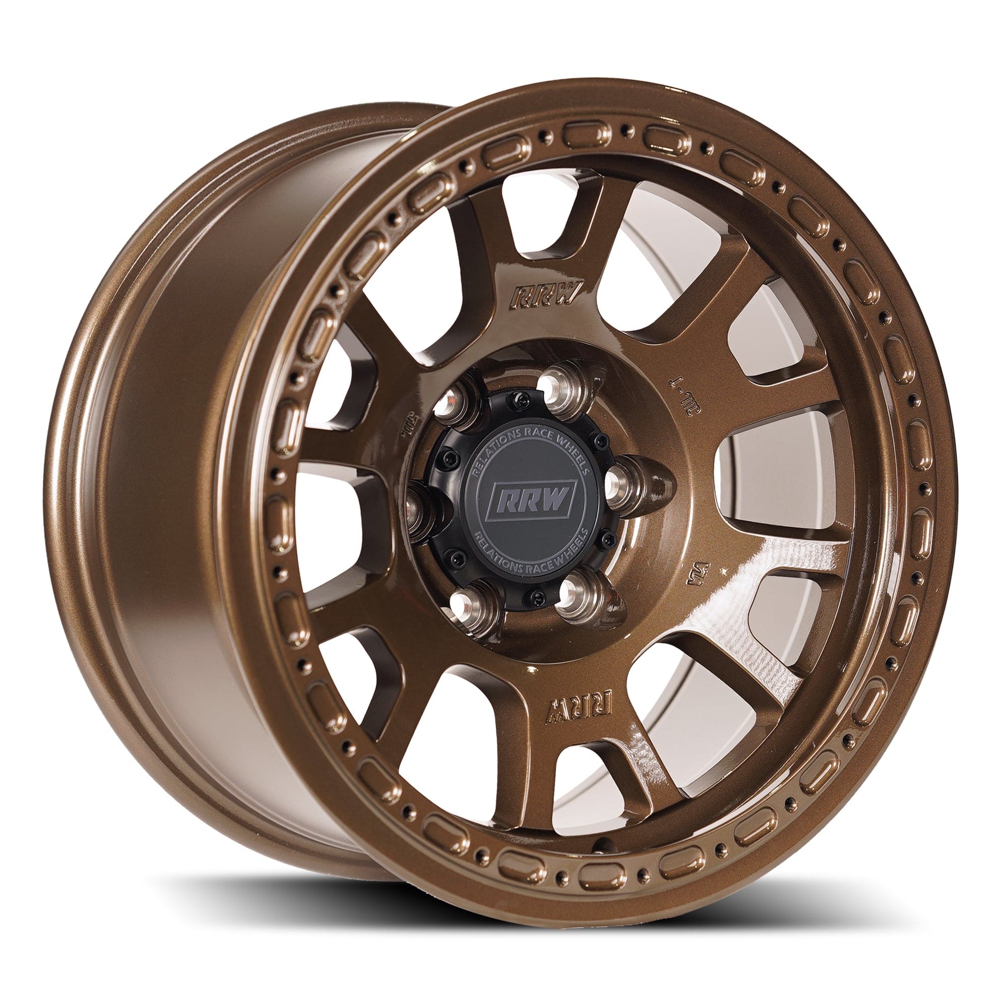 Relations Race Wheels Wheels Gloss Bronze / 17x8.5 | 6x5.5 | 0 RR5-H 17x8.5 (6x5.5 | 6x139.7) Hybrid Beadlock | Lexus GX470