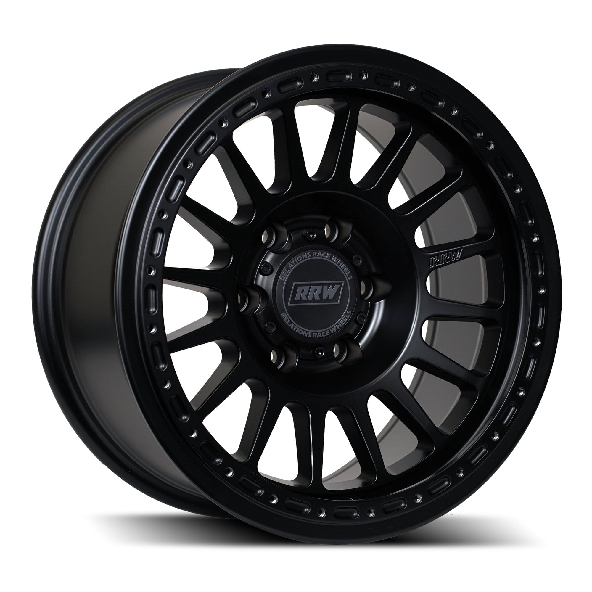 Relations Race Wheels Wheels Matte Black / 17x8.5 | 6x5.5 | -12 RR6-H 17x8.5 (6x5.5 | 6x139.7) Hybrid Beadlock | 2021+ Ford Bronco