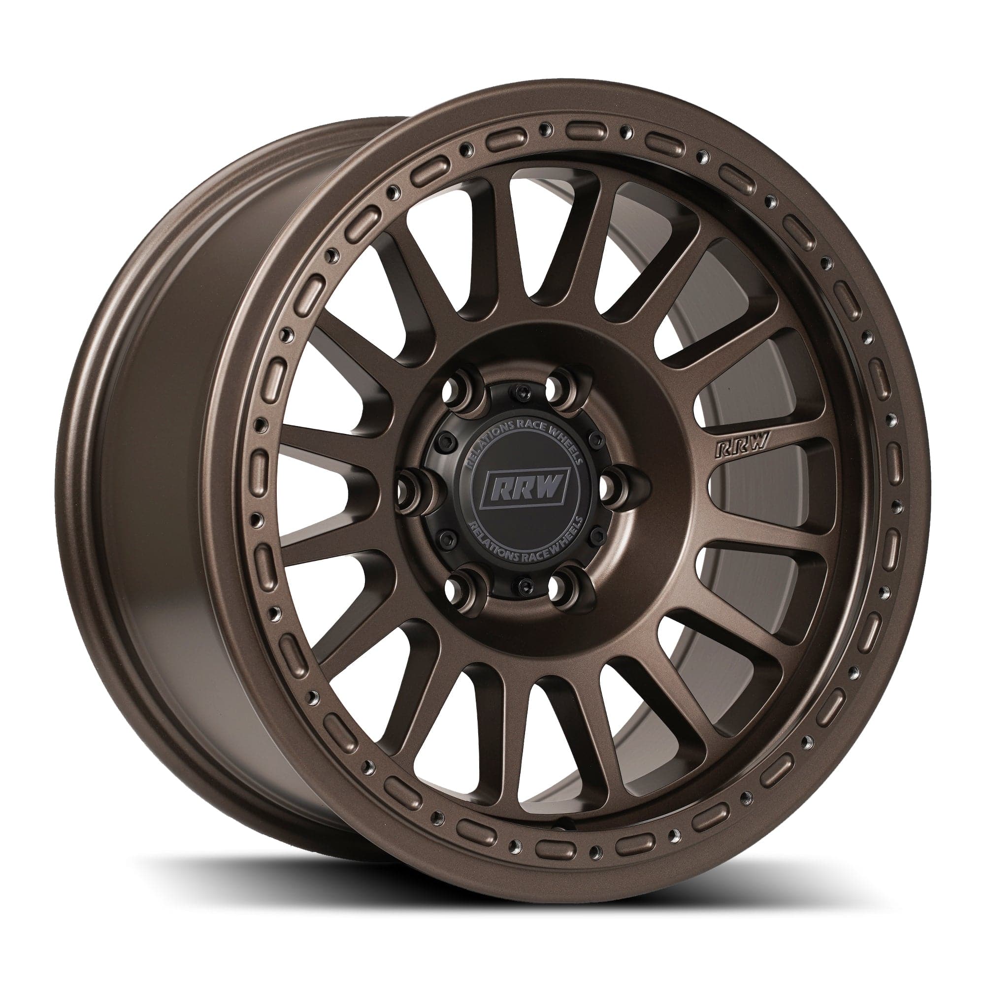 Relations Race Wheels Wheels Matte Bronze / 17x8.5 | 6x5.5 | 0 RR6-H 17x8.5 (6x5.5 | 6x139.7) Hybrid Beadlock | 2022+ Toyota Tundra