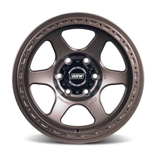 Relations Race Wheels Wheels Matte Bronze / Tacoma/4Runner/ GX | 6x5.5 | -25 / 17x8.5 RS2-H Hybrid 17x8.5 MonoForged Wheel