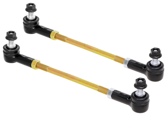 RockJock 4x4 Adjustable Sway Bar End Link Kit (10 1/2 Inch Long Rods w/ Sealed Rod Ends and Jam Nuts pair) RockJock 4X4