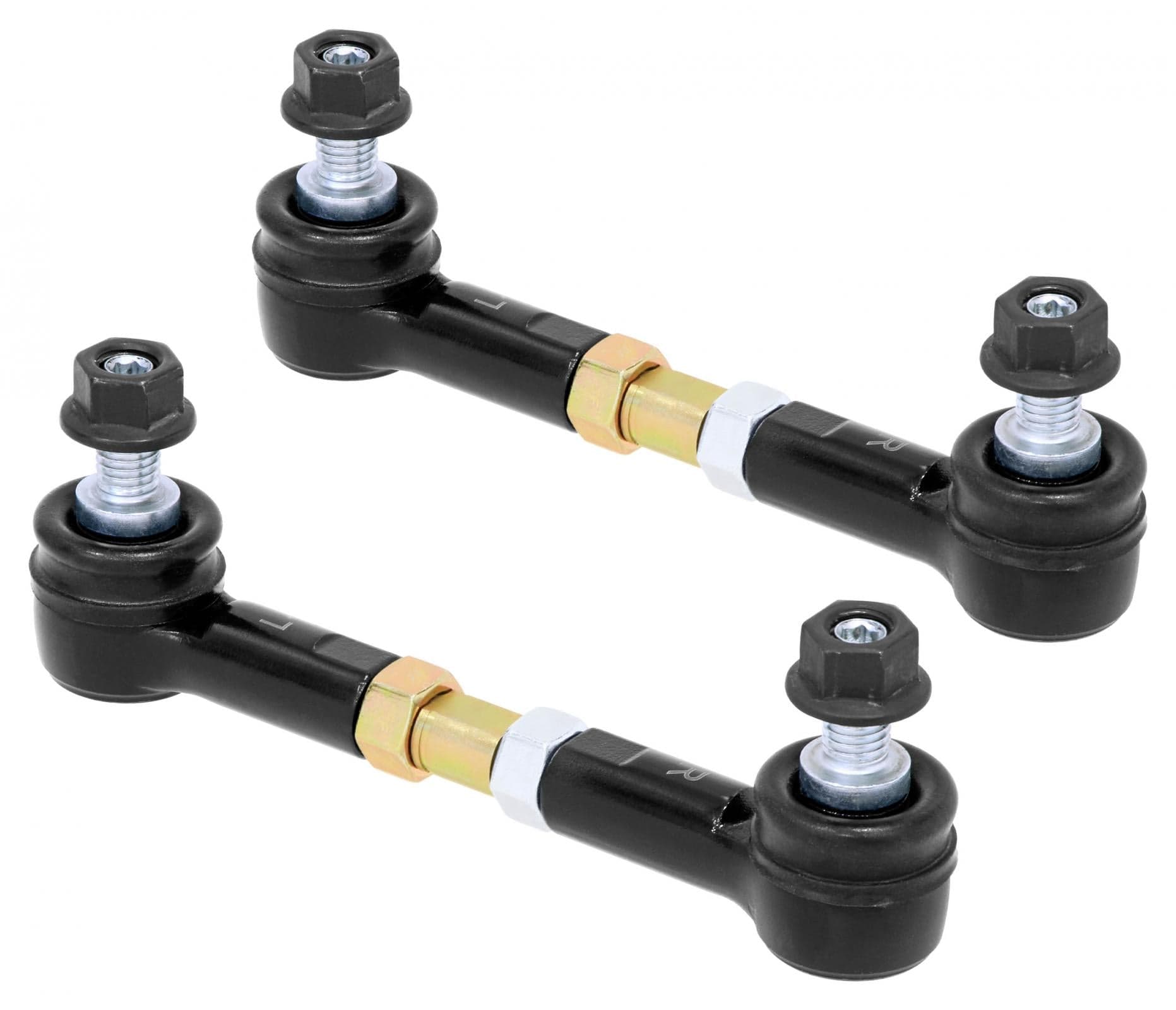 RockJock 4x4 Adjustable Sway Bar End Link Kit (3 1/2 in. Long Rods w/ Sealed Rod Ends and Jam Nuts) RockJock 4x4