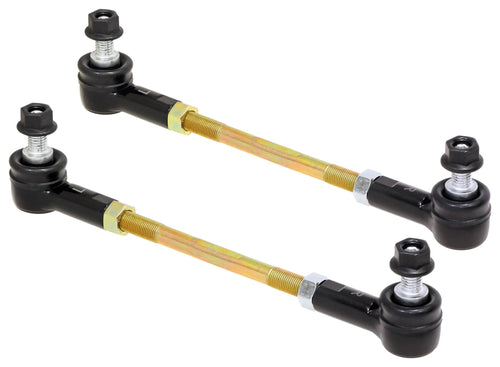 RockJock 4x4 Adjustable Sway Bar End Link Kit (8 1/2 Inch Long Rods w/ Sealed Rod Ends and Jam Nuts pair) RockJock 4X4