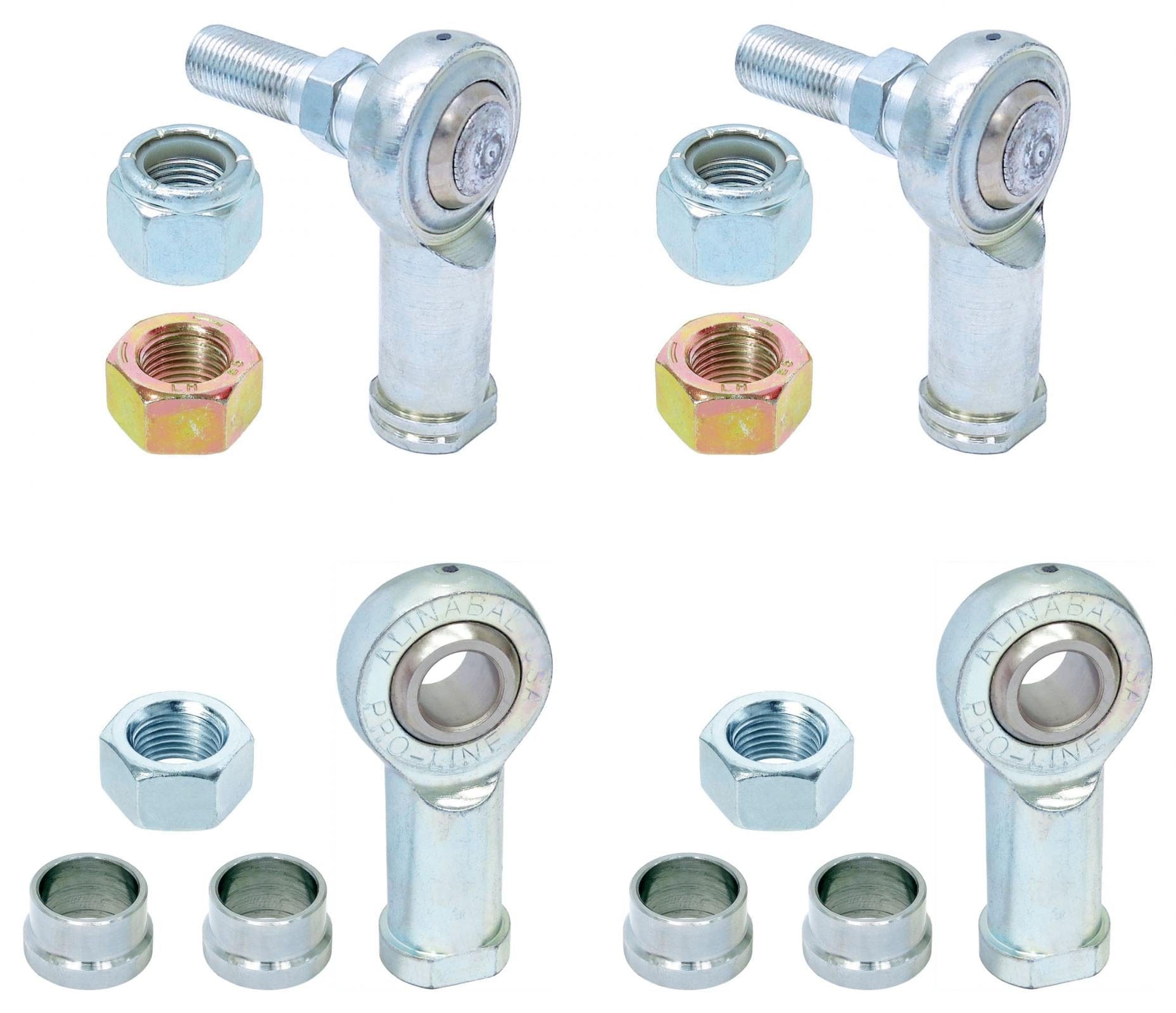 RockJock 4x4 Adjustable Sway Bar End Link Rod End Pack for JT Rear Heim Style RockJock 4X4