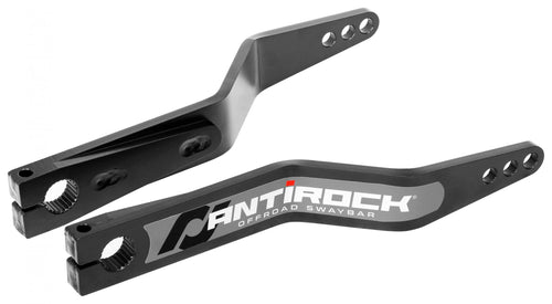 RockJock 4x4 Antirock Fabricated Steel Sway Bar Arms, 15.2 in. Long, 2.5 in. Offset Bend, 3 Holes RockJock 4x4