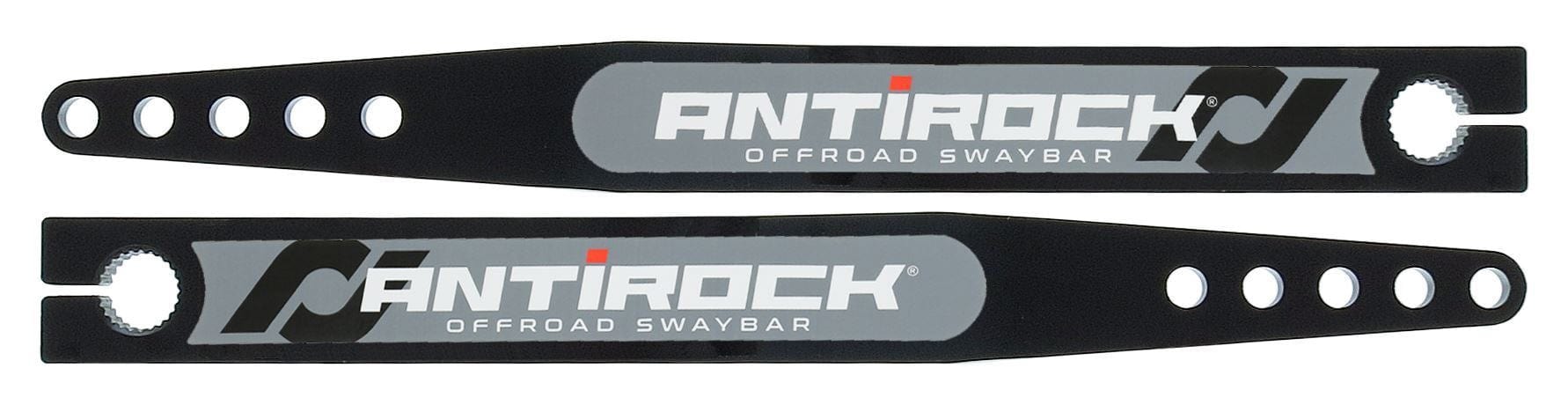 RockJock 4x4 Antirock Fabricated Steel Sway Bar Arms 17 Inch Long OAL 15.195 Inch C-C 5 Holes Includes Stickers Pair RockJock 4x4