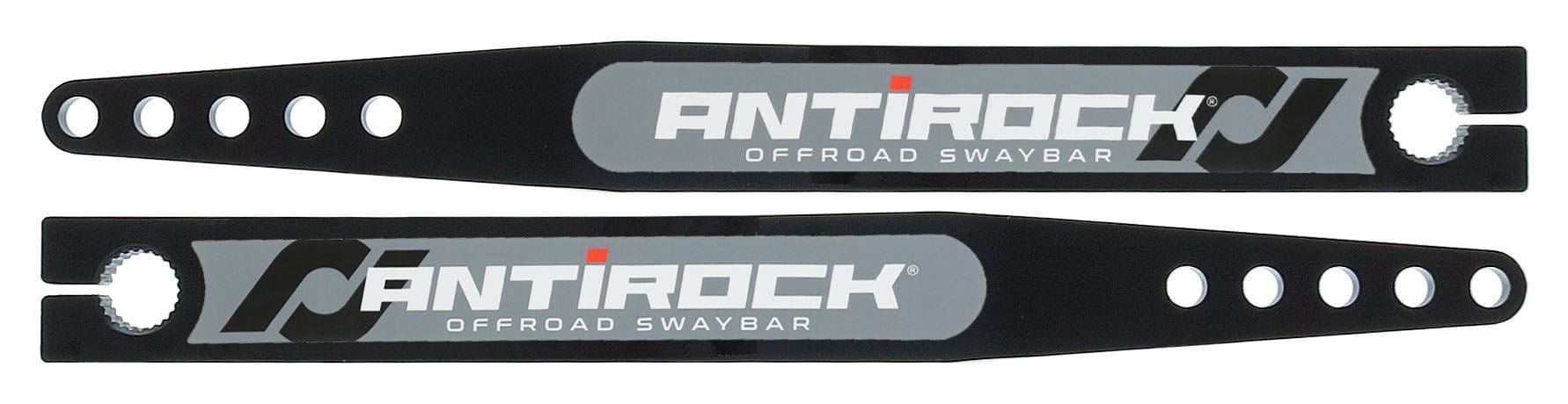 RockJock 4x4 Antirock Fabricated Steel Sway Bar Arms 97-06 Wrangler TJ and LJ Unlimited/XJ/MJ 18 Inch Long OAL 16.195 Inch C-C 5 Holes Includes Stickers Pair RockJock 4x4