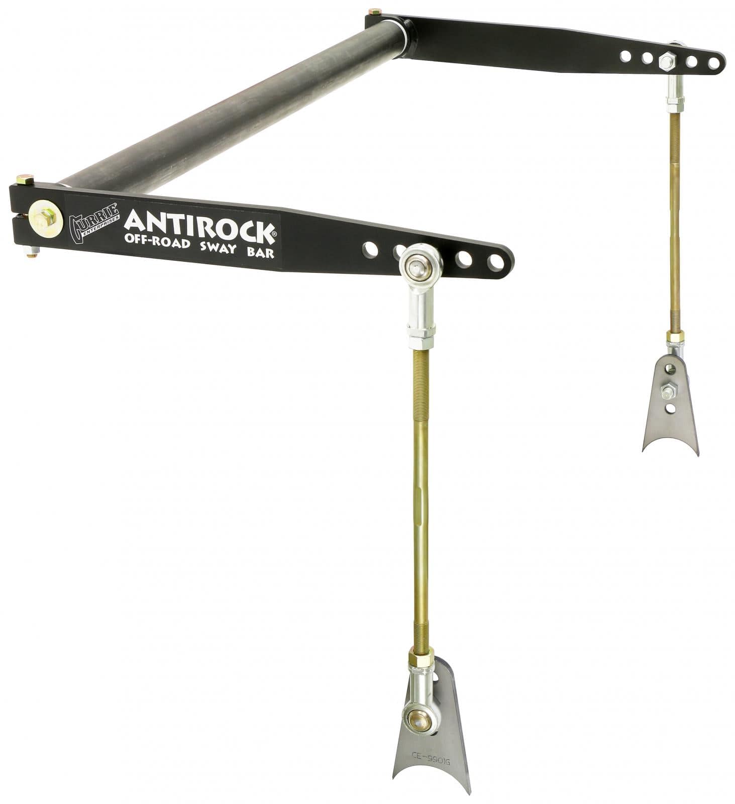 RockJock 4x4 Antirock Sway Bar Kit Universal 32 Inch Bar 18 Inch Steel Arms RockJock 4x4