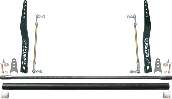 RockJock 4x4 Antirock Sway Bar Kit Universal 45 Inch Bar 20 Inch Bent Steel Arms RockJock 4x4