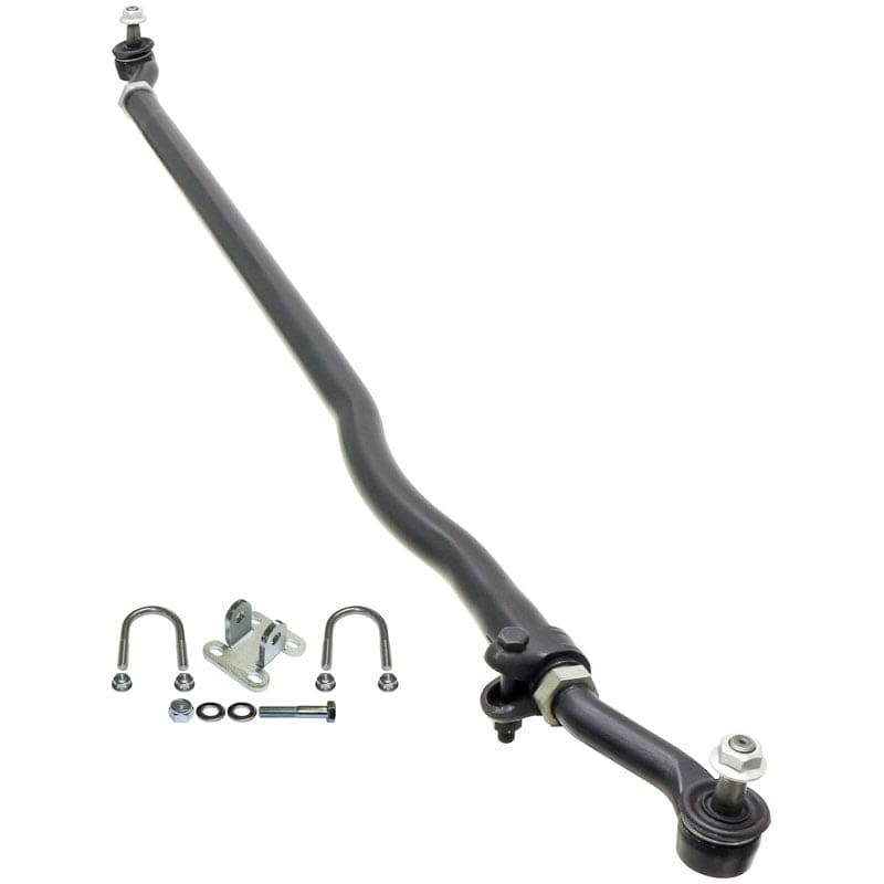 RockJock 4x4 Currectlync Tie Rod 07-18 Wrangler JK Bolt-On 1 1/2 Inch Diameter Tube Construction Forged Tie Rod Ends Includes Jam Nuts And Adjusters RockJock 4x4