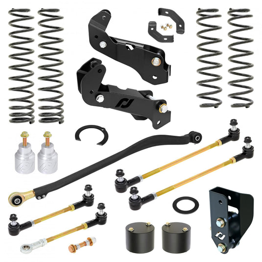 RockJock 4x4 Driver Lift Kit for JL Wrangler w/ Diesel engine 3.5 Inch lift RockJock 4X4