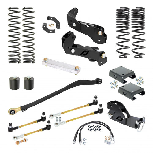 RockJock 4x4 Driver Lift Kit for JT Gladiator w/ Gas V-6 3.5 Inch lift RockJock 4X4