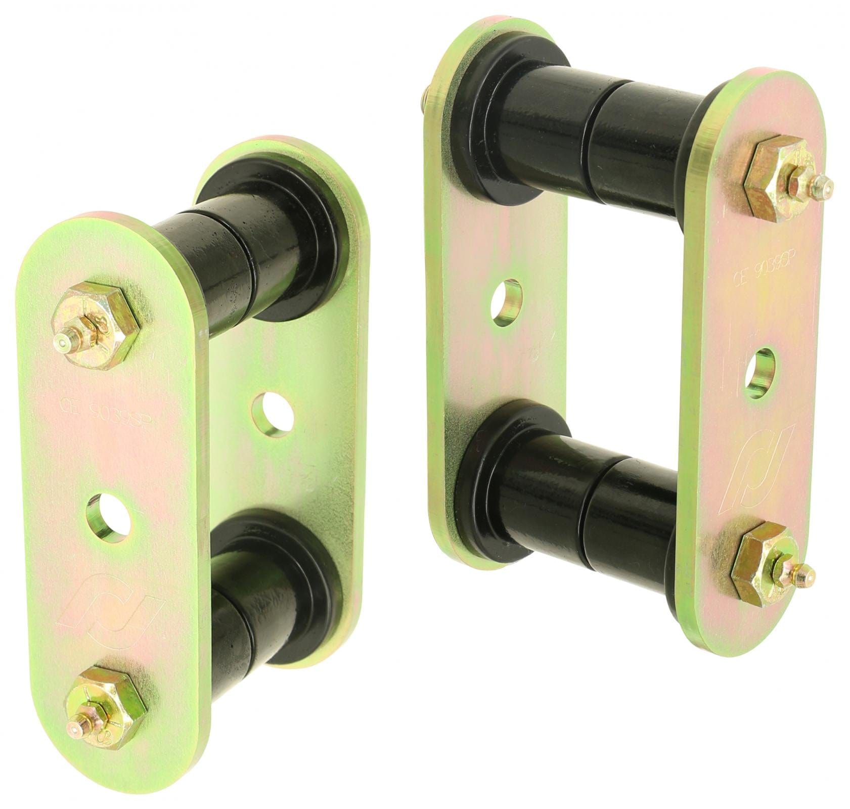 Spring Shackle Mount HD Leaf Spring Shackles 87-95 Wrangler YJ Rear Includes Urethane Bushi ...
