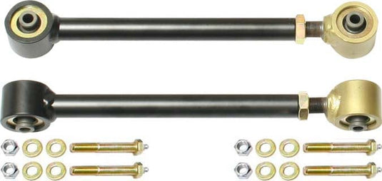 RockJock 4x4 Johnny Joint Adjustable Control Arms 97-06 Wrangler TJ and LJ Unlimited Rear Upper, Adjustable Greasable Pair RockJock 4x4