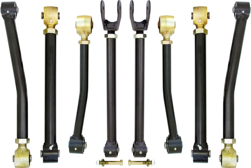 RockJock 4x4 Johnny Joint Control Arm Set 07-18 Wrangler JK Complete Set Of 8 RockJock 4x4