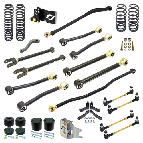 RockJock 4x4 Pro Edition Johnny Joint Suspension System for JK Wrangler (2-door) 4 Inch lift RockJock 4X4