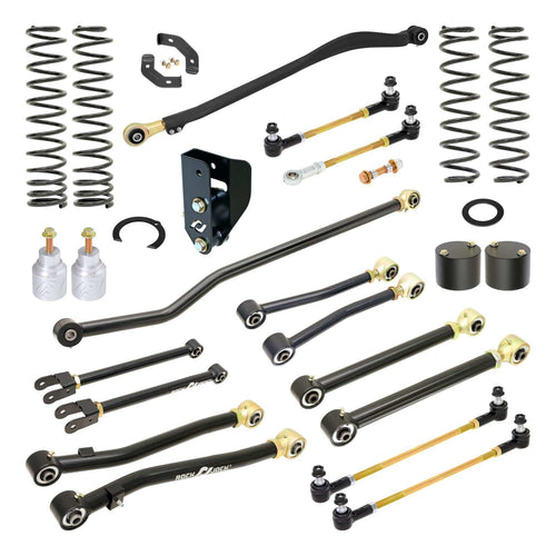 RockJock 4x4 Pro Edition Johnny Joint Suspension System for JL Wrangler w/ Diesel engine 3.5 Inch lift RockJock 4X4