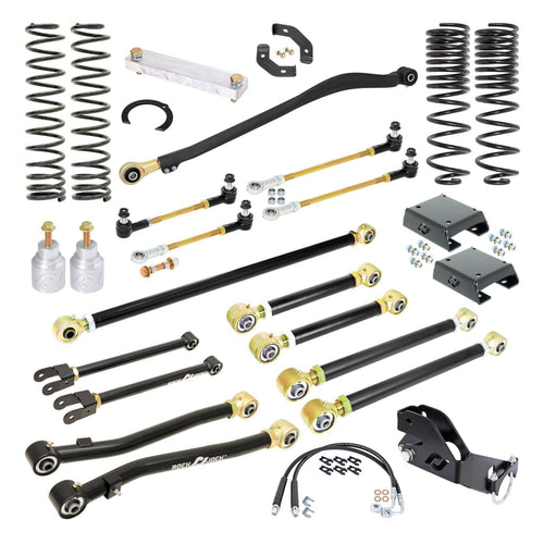 RockJock 4x4 Pro Edition Johnny Joint Suspension System for JT Gladiator w/ Diesel engine 3.5 Inch lift RockJock 4X4