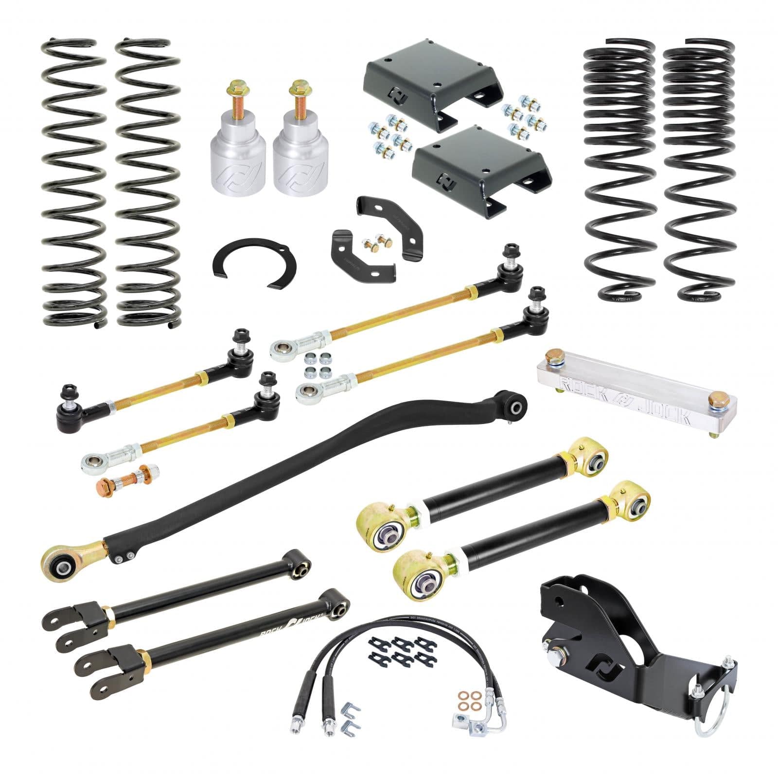 RockJock 4x4 Sport Edition Johnny Joint Suspension System for JT Gladiator w/ Diesel engine 3.5 Inch lift RockJock 4X4