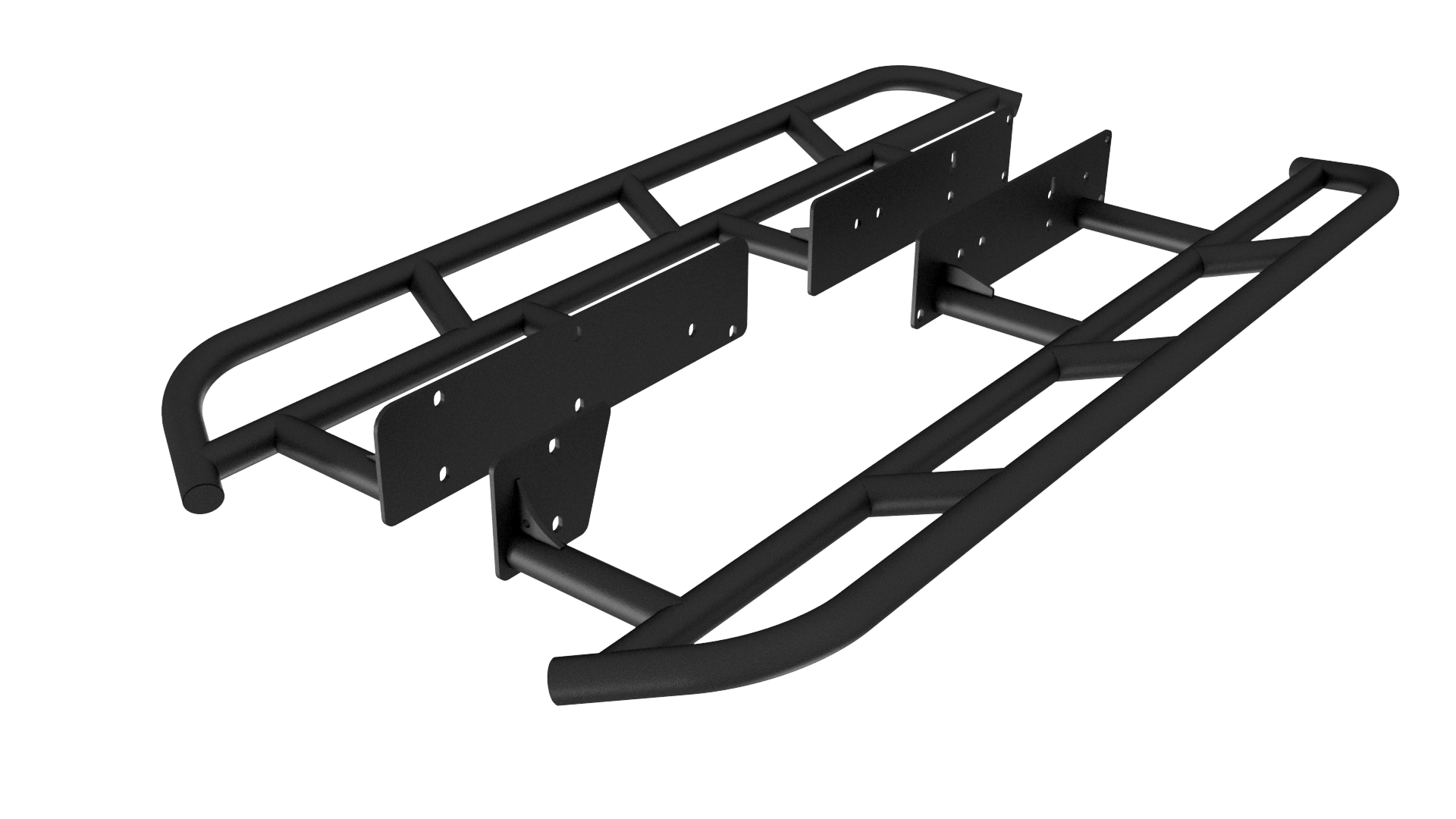 RSG Off Road Rock Sliders DOM / Powder Coat 2010-2023 Lexus GX460 Angled Sliders **No Kick Out**